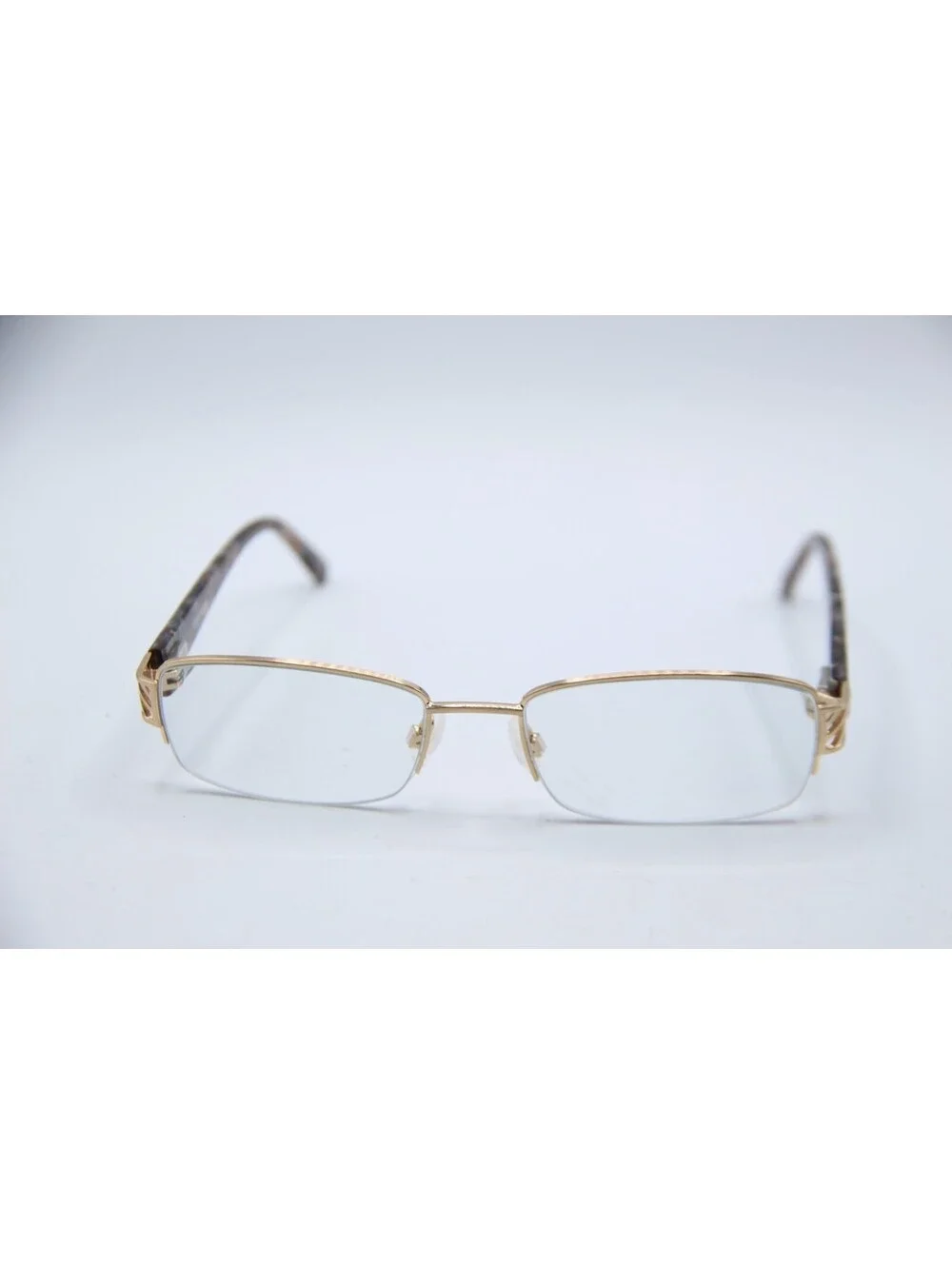 Anne Klein Ak2105 710 Light Gold Blue Tortoise Authentic Frames Eyeglasses 53-18